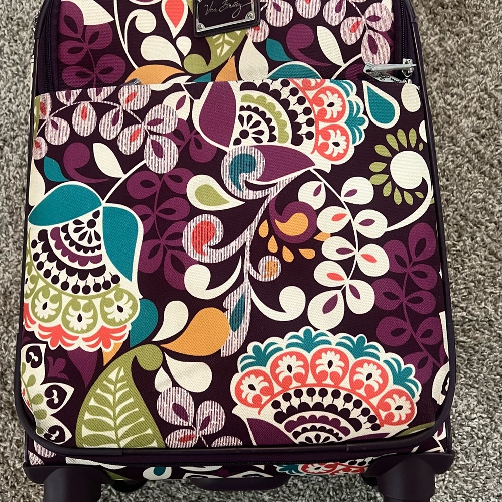 Vera Bradley Flower Shower 22” Spinner Luggage